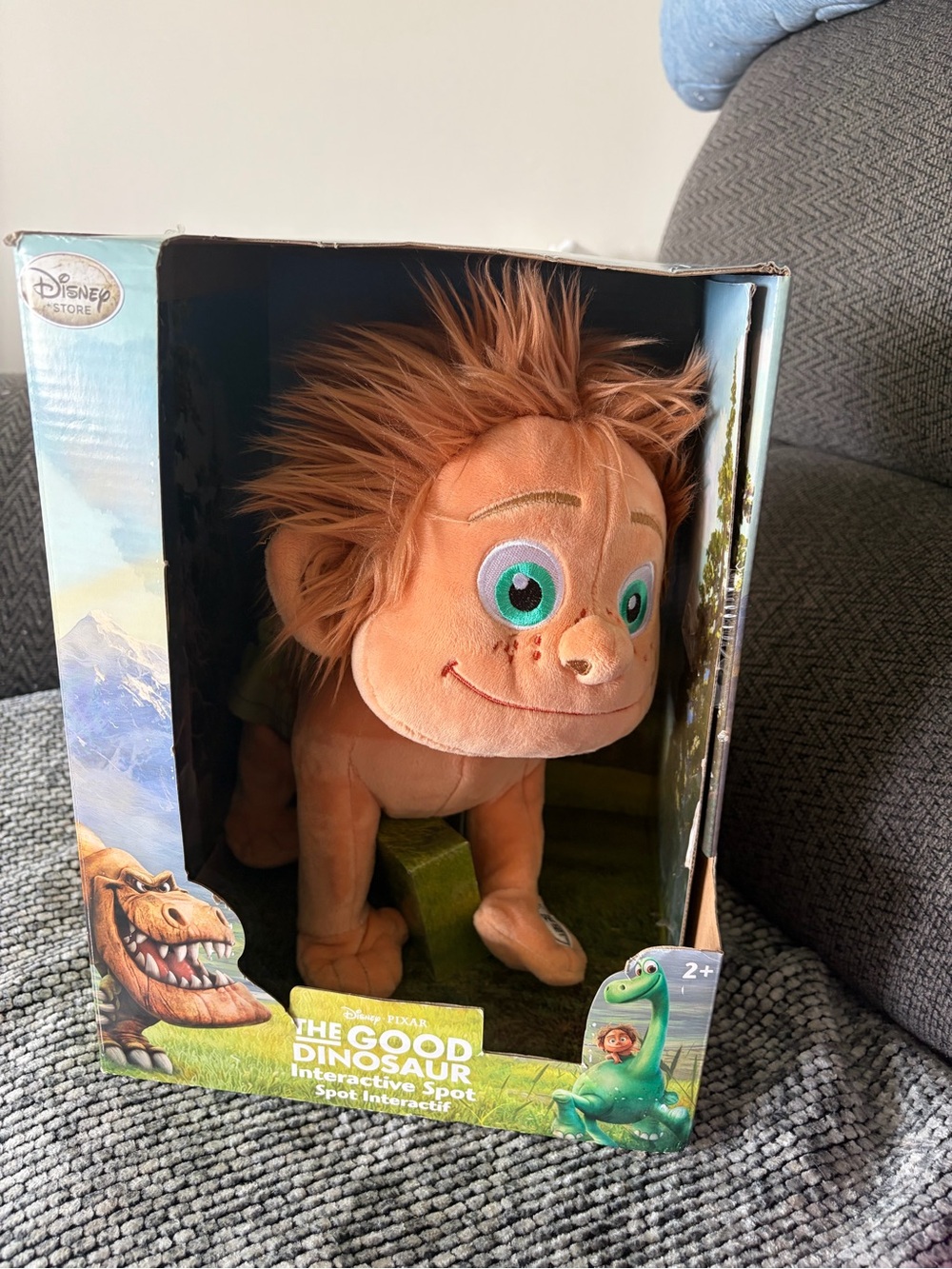 Disney The Good Dinosaur Spot Plush - Orange with Green Eyes